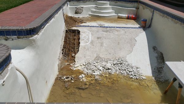 gunite pool repair